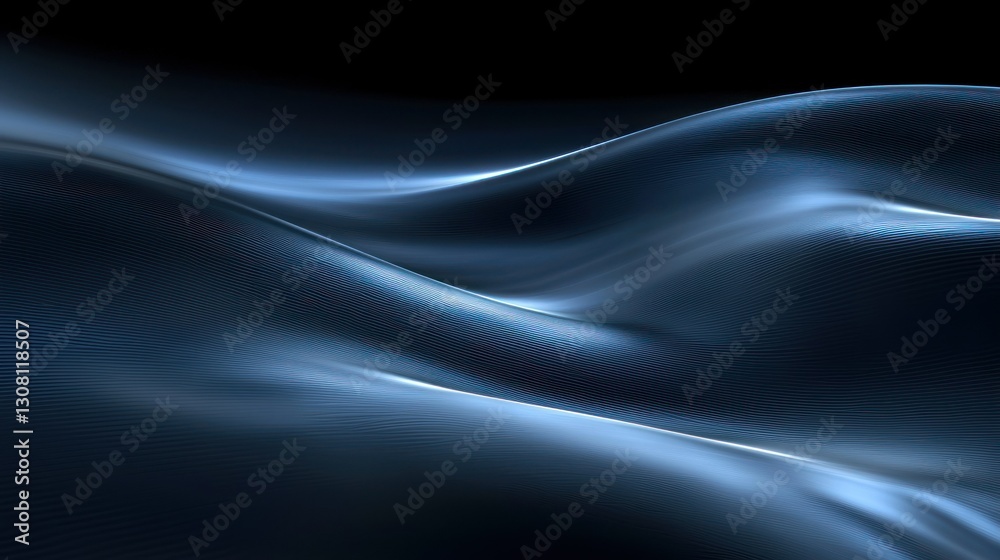 Poster A smooth dark blue background with a subtle grainy texture for depth.