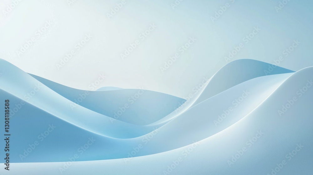 Poster A smooth light blue background with soft gradients and a clean appearance.