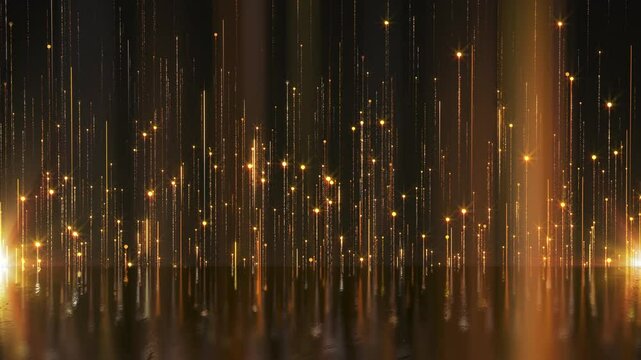 Lights particle display loop, Also good background for scene and titles, logos.