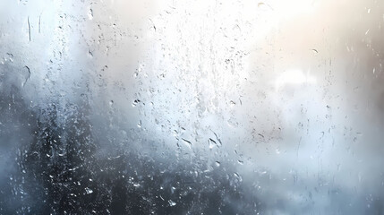 Obraz premium Enchanting metallic silver gradient with tangy drama on frosted glass background. Elusive - Spirit. Illustration