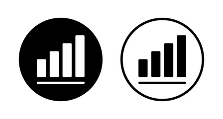 Growing graph icon logo design. Chart sign and symbol. diagram icon