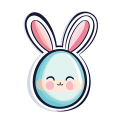 Fototapeta premium Easter egg easter pastel colors vector