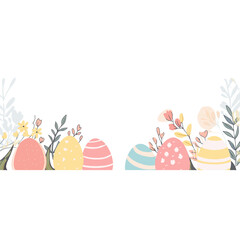 Easter egg background eggs illustration easter vector