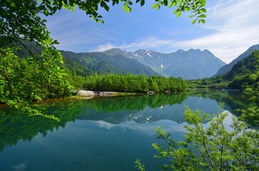 初夏の上高地・大正池