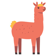 Fototapeta premium Alpacas illustration animal llama vector