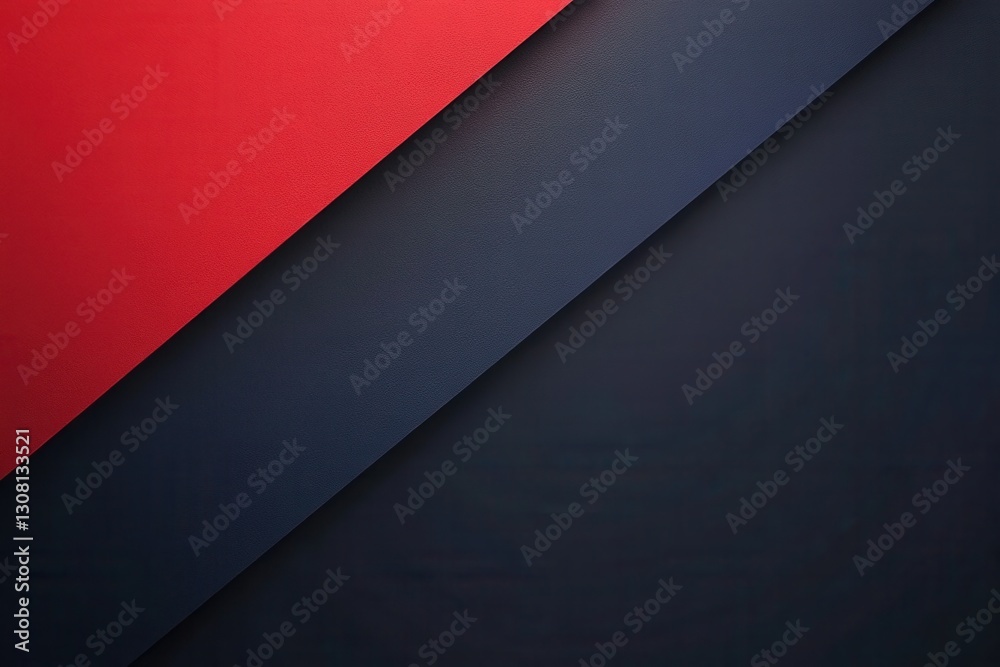 Aufkleber Minimalist gradient background illustrating political movement with smooth transitions and abstract lines Generative AI