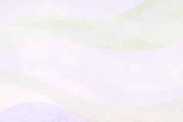 淡い紫色の流れる水彩風背景
