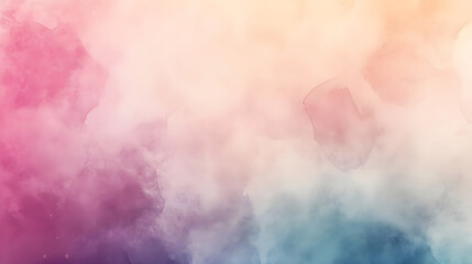 Naklejka premium Ethereal watercolor ink splash background with soft flowing transitions of pastel tones