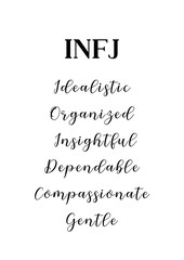 MBTI, INFJ, business word