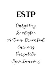 business word, MBTI, ESTP