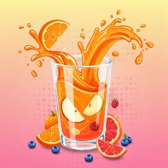 glass of orange juice