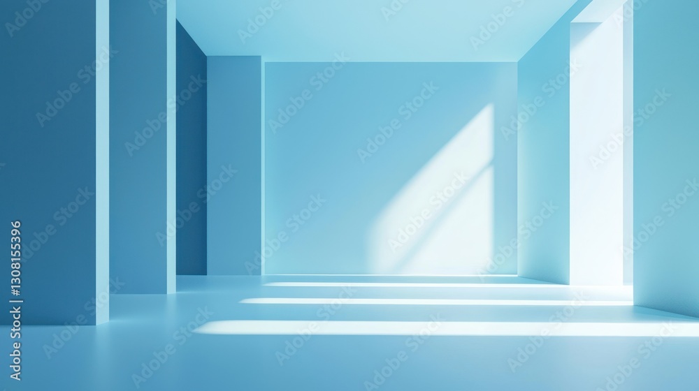 Aufkleber a minimalist modern blue background with subtle gradients and clean lines.