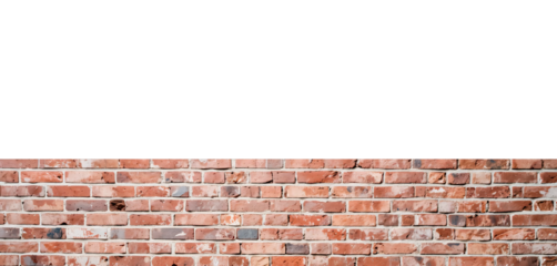 old brick wall behind it there is transparent background