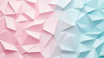 Fototapeta premium A patterned pink and blue background with geometric shapes and subtle shading
