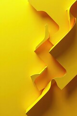 Abstract yellow shapes and geometric patterns, instagram, bright background, stylish