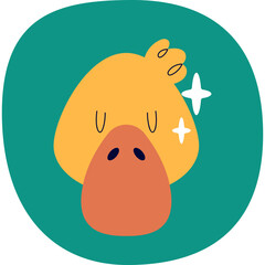 Animals head icons - wild animals