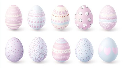 Easter Eggs Pastel Palette