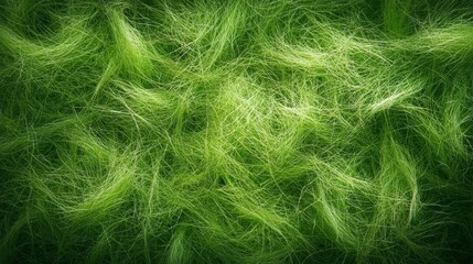 Lush green backdrop with abstract hair texture, a vibrant design for backgrounds and styling
