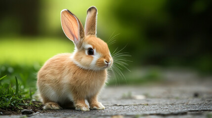 Fototapeta premium cute little bunny