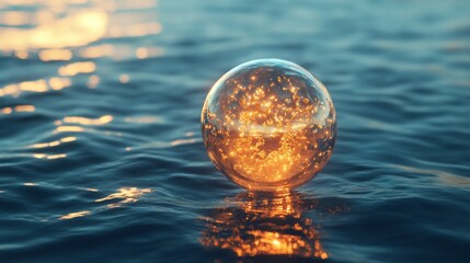 Illuminating artistic depiction of molecular essence bubble glowing deeply abstract concept digital art environment surreal viewpoint