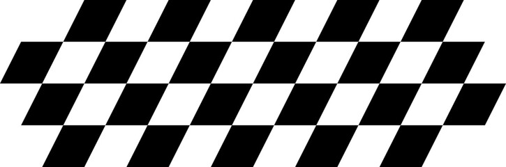 Checkered Racing Motion Illustration Vector