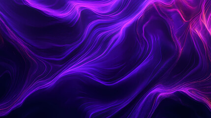 Obraz premium Purple black grainy background, abstract glowing violet color gradient, noisy texture poster banner header backdrop design. Luminous - River. Illustration