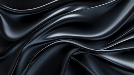 Fototapeta premium Soft velvet folds with deep shadows, luxurious abstract background