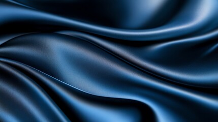 Fototapeta premium Soft velvet folds with deep shadows, luxurious abstract background