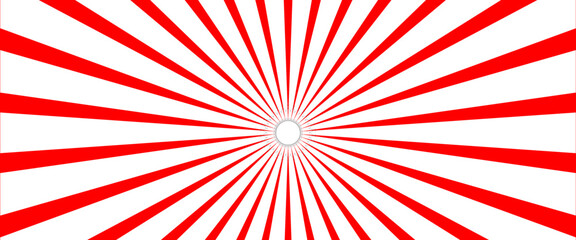 Fototapeta premium Abstract rad Sunburst background. It used for Web, Mobile Applications, Desktop background. 