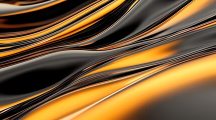 Distorted reflections forming surreal liquid abstract patterns