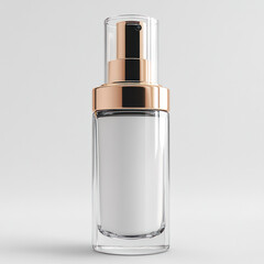 perfume bottle isolated on white