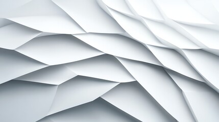 Obraz premium Abstract origamistyle folds creating a 3D paperinspired modern design