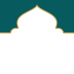 Ramadan islamic frame decoration