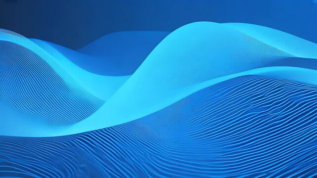 futuristic technology themed animation bright blue motion stripes flowing seamlessly designed abstract high tech background ultra HD 4K resolution