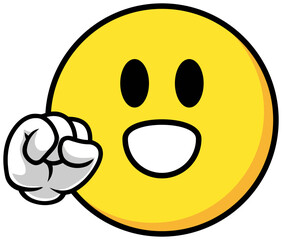 Cute Emoji Sticker Element Set