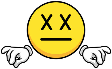 Cute Emoji Sticker Element Set