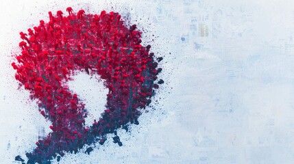 AI Generated Recession  Data Visualization  Financial Crisis  Market Downturn  Red Figures