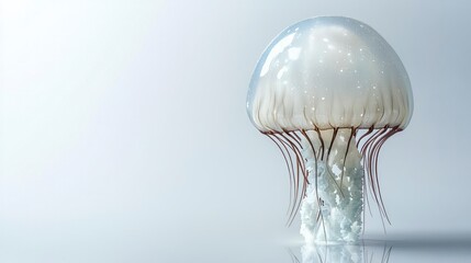 Serene Jellyfish  Ocean Life  Underwater  Marine Animal  Nature