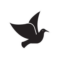 bird logo icon illustration flat
