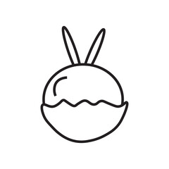 Onion line icon

