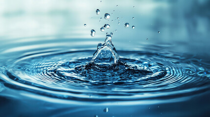 A water on pool, minimalist and modern background 
