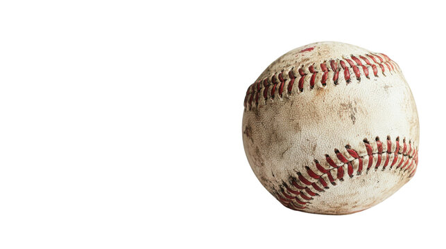 Baseball card isolated on transparent background, PNG file, sports memorabilia
