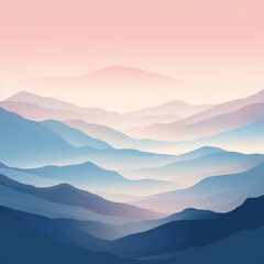 Obraz premium pastel-nature-photography-soft-colors-dreamy-landscape-serene-art
