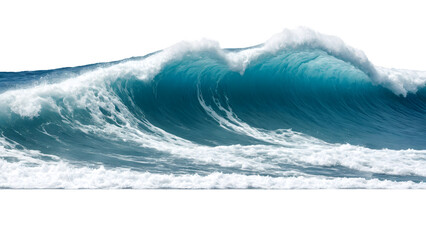 powerful ocean wave crashing