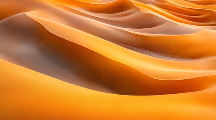 Aerial view of rolling sand dunes creating natural abstract waves