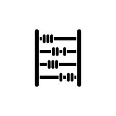 Abacus glyph icon