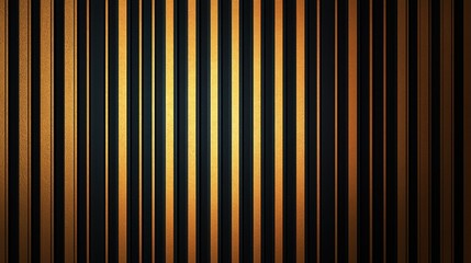 Elegant Black and Gold Striped Background Creating a Luxurious Atmosphere
