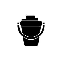 Sand Bucket glyph icon