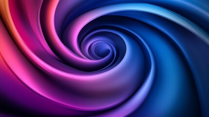 Hypnotic spiral vortex with monochrome gradient, surreal abstract background
