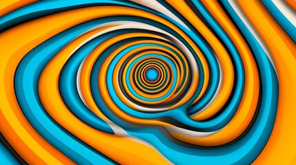 Psychedelic swirling patterns in neon colors, trippy abstract background